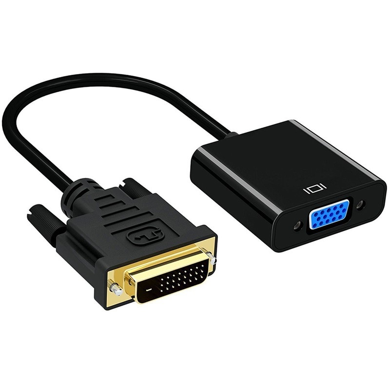 ROGTZ Cáp Chuyển Đổi DVI 24+1 Sang VGA Full HD 1080P - Hàng Nhập Khẩu