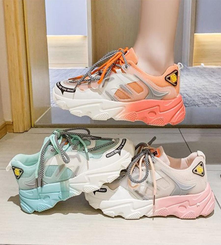 Giày Nữ, Giày Sneaker Nữ, Giày Thể Thao Nữ Phối Màu Thời Trang GTTNU-22.