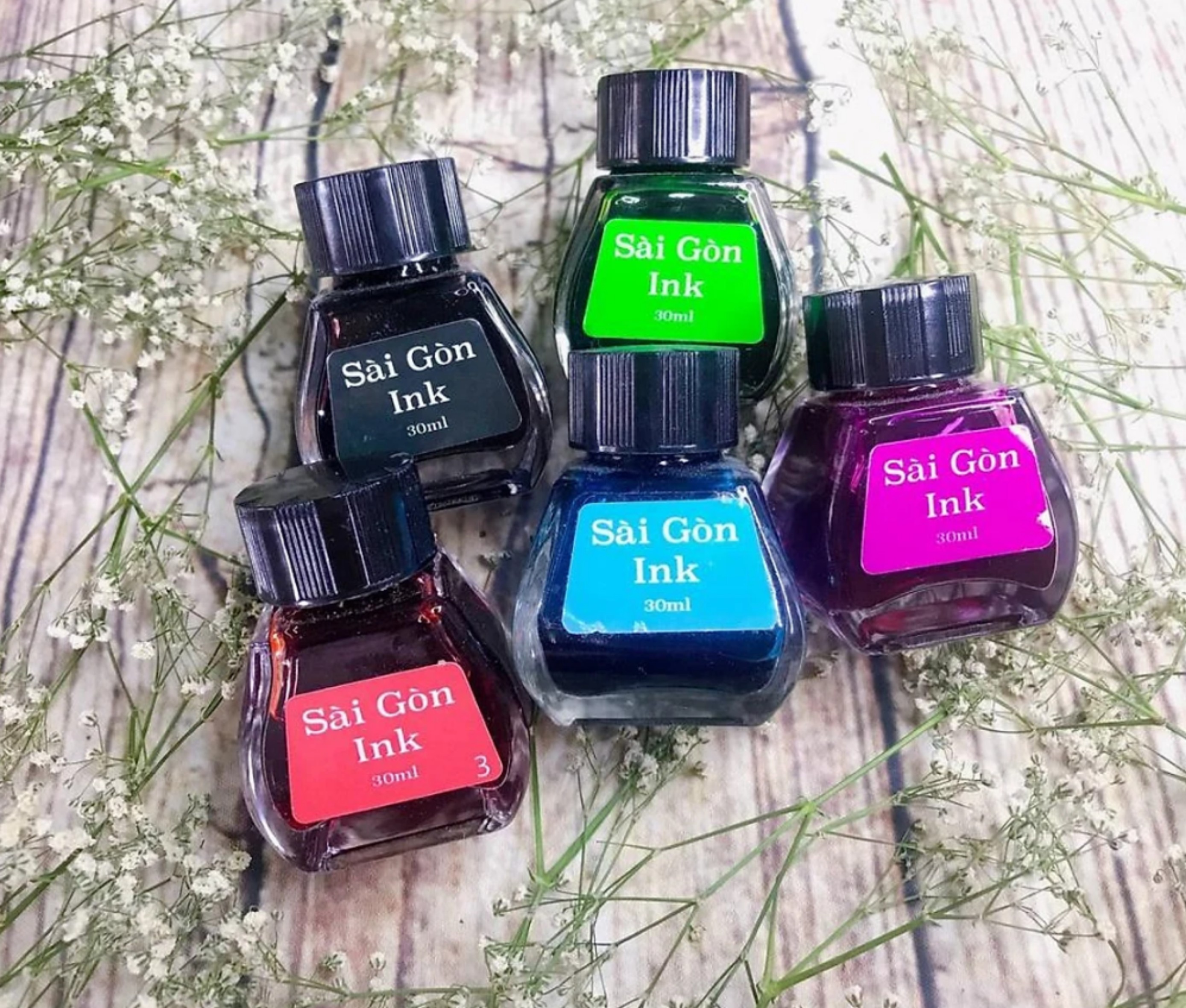 Mực bút máy Sài Gòn Ink lọ 30ml