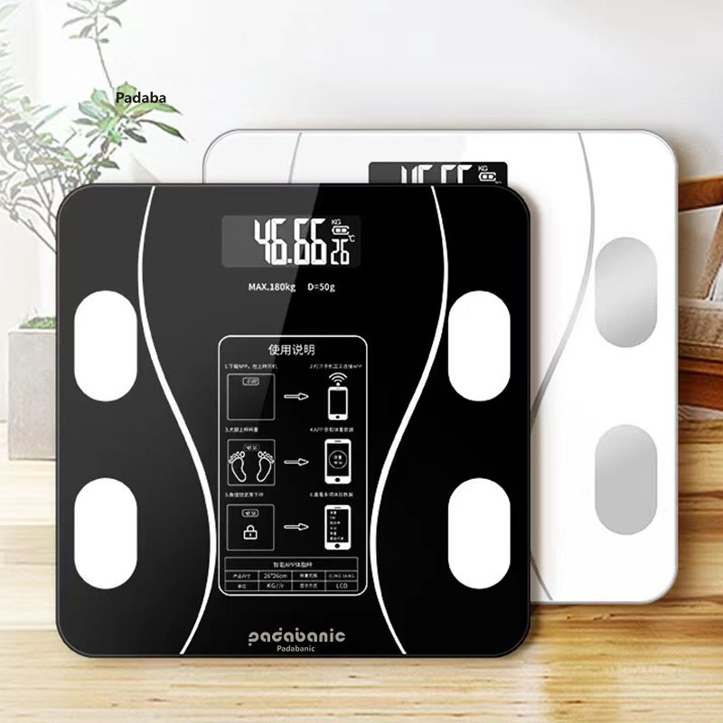 Cân Điện Tử Bluetooth Thông Minh Đo Lượng Mỡ Và Nước Trong Cơ Thể, Tính Chỉ Số BMI Trọng Tải 180kg Giao Màu Ngẫu Nhiên