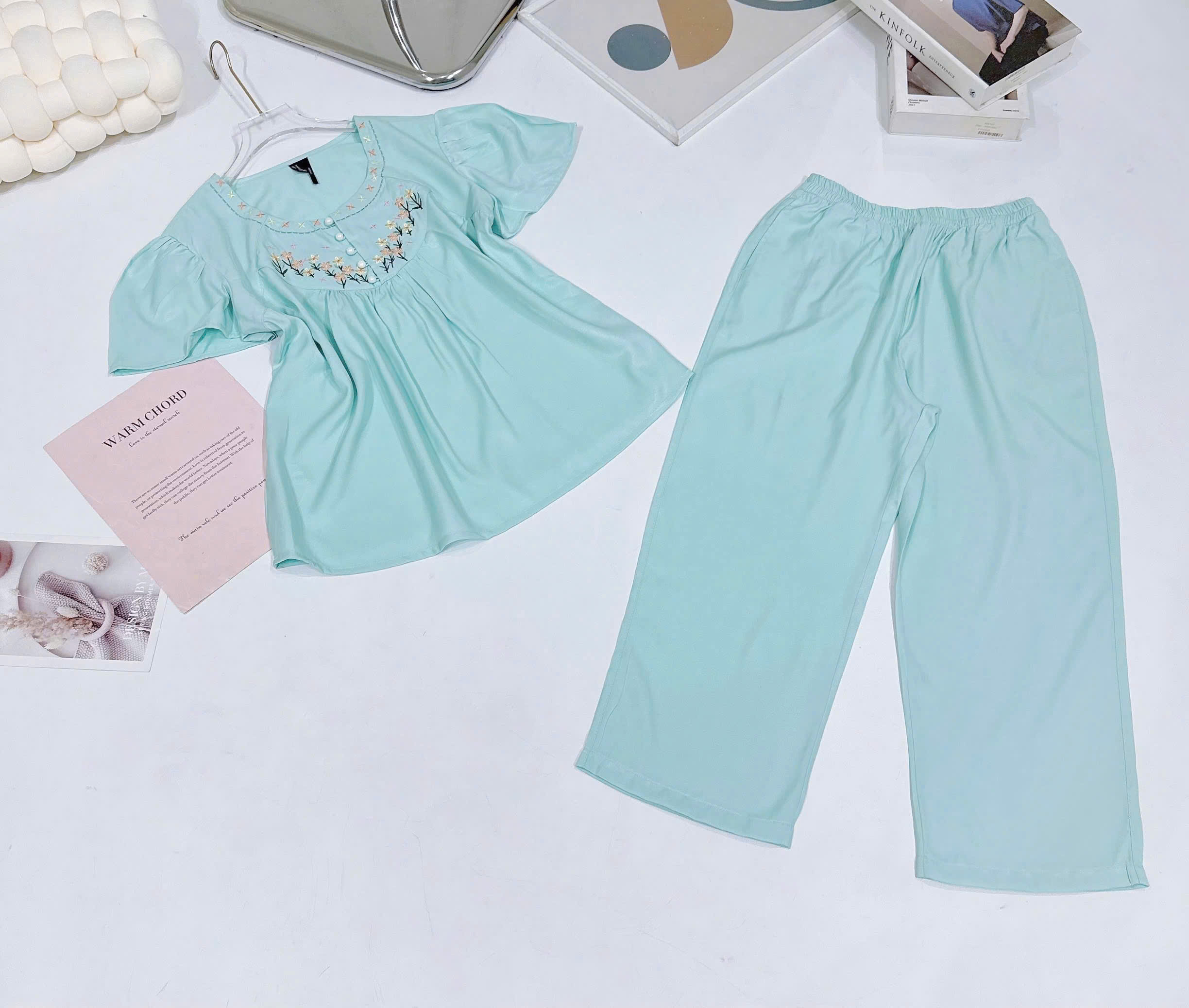 Bộ tole hàn dài cao cấp thêu sắc xảo