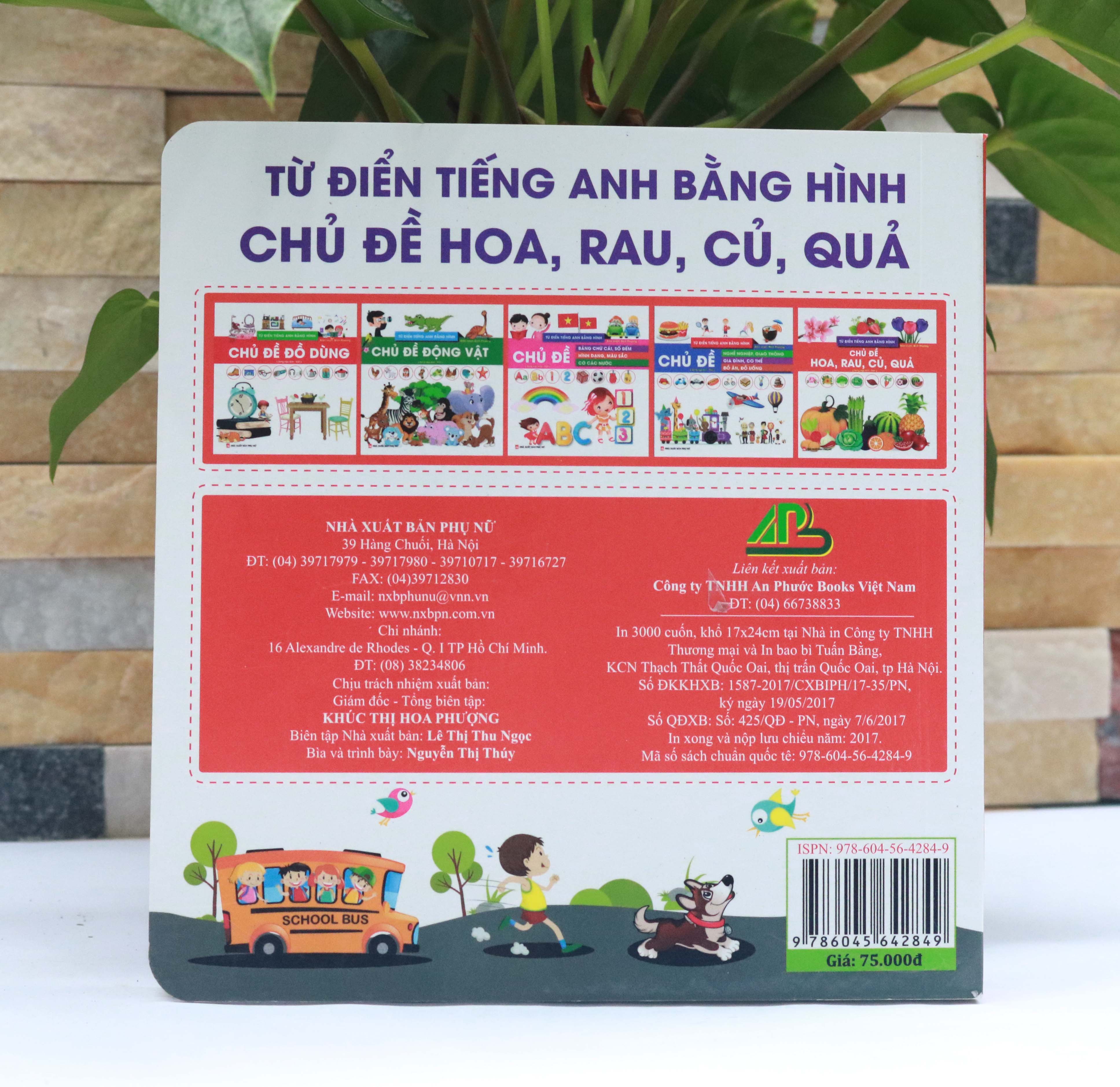 Từ Điển Tiếng Anh Bằng Hình Chủ Hoa , Rau , Củ , Quả