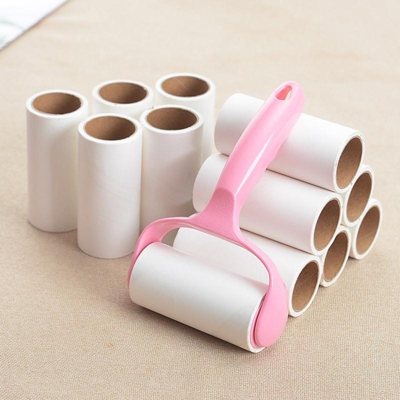 Lõi Lăn Bụi 10cm Làm Sạch Quần Áo, Lông Thú, Ga Giường - Lõi Dự Phòng Thay Thế 50 Tờ Sử Dụng Cho Cây Lăn Bụi