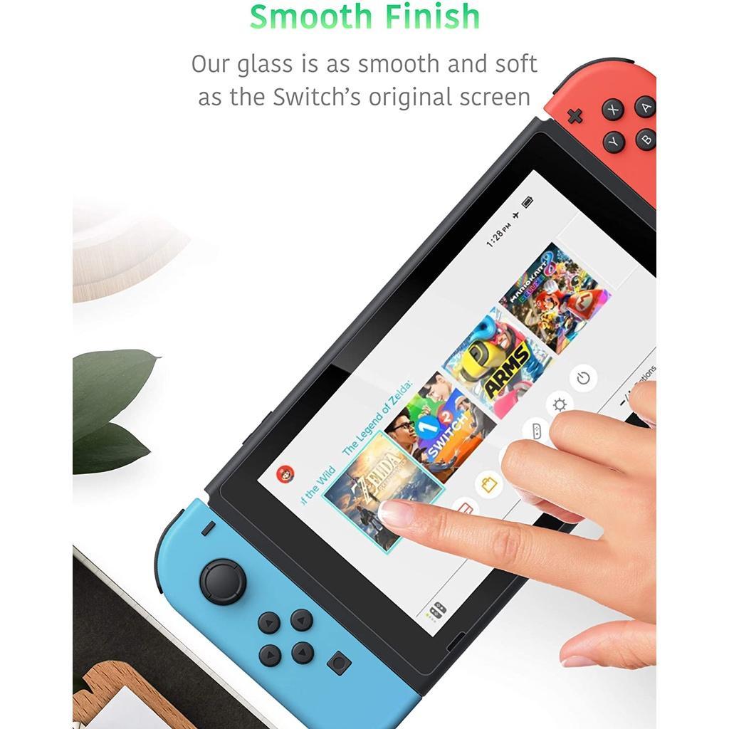 Kính cường lực hd độ cứng 9h bảo vệ màn hình máy chơi game Nintendo Switch OLED / Lite