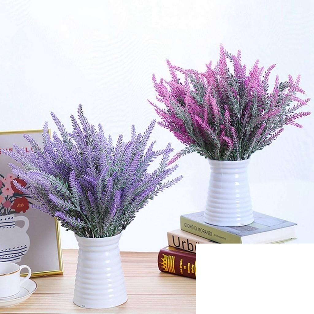 Hoa Oải Hương Lavender giả trang trí kiểu dáng xinh xắn