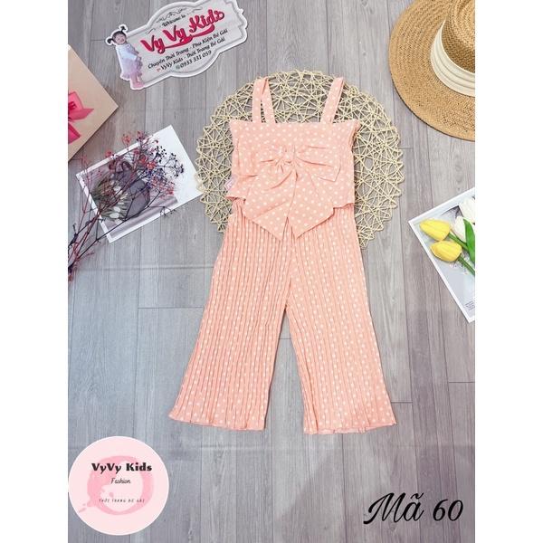 Set đồ bé gái, set bé gái hoa nơ thời trang VyVy Kids Fashion