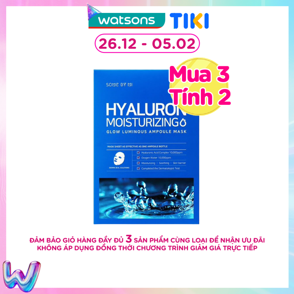 Mặt Nạ Some By Mi Dưỡng Ẩm Và Làm Mềm Da Hyaluron Moisturing Sheet Mask 25g