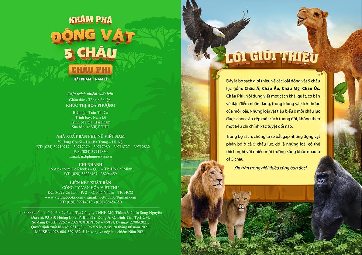Khám Phá Động Vật 5 Châu - Châu Phi