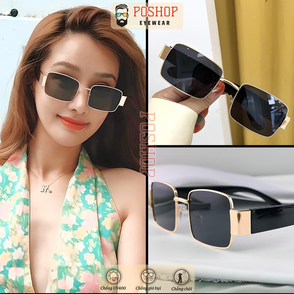 Mắt kính mát thời trang cao cấp nam nữ POSHOP chống tia cực tím UV400 bản to dễ đeo BALENTO