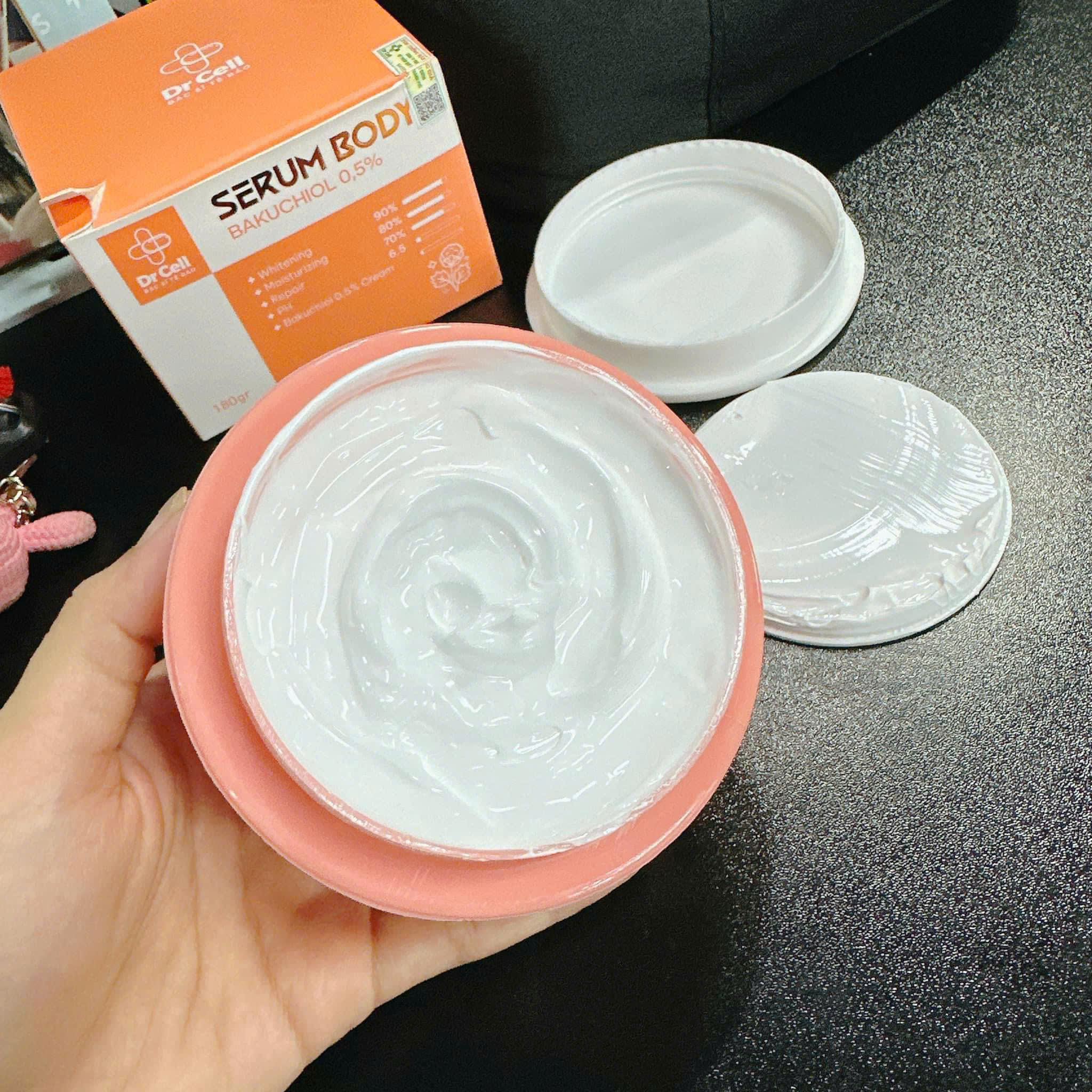 Serum Body Bakuchoil Dr Cell 180g dưỡng trắng da body chống lão hoá mềm mịn da - Hàng Chính Hãng