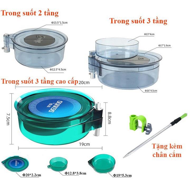 Khay đựng mồi câu đài chuyền dùng đựng mồi câu cá tiện lợi câu lure câu tay cao cấp chất lượng giá rẻ phụ kiện câu đài