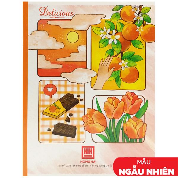 Tập Học Sinh Class Deliciu 4 Ô Ly Vuông 96 Trang 70gsm - Hồng Hà 0322 (Mẫu Sản Phẩm Giao Ngẫu Nhiên)