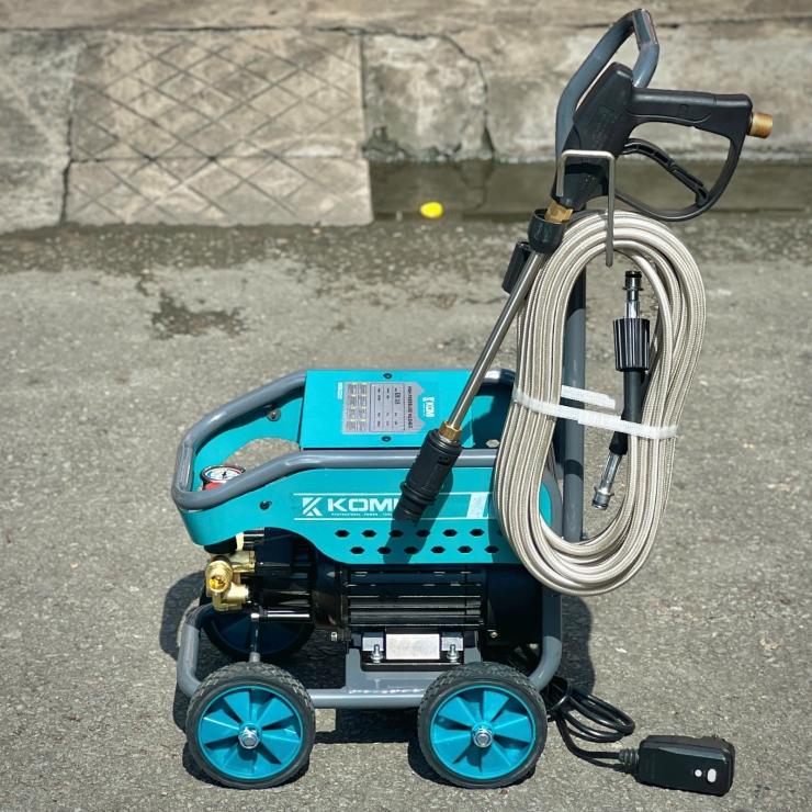 MÁY XỊT RỬA XE CAO ÁP CÓ CHỈNH ÁP CHỐNG GIẬT 3200W KM-34S KOMI -HÀNG CHÍNH HÃNG