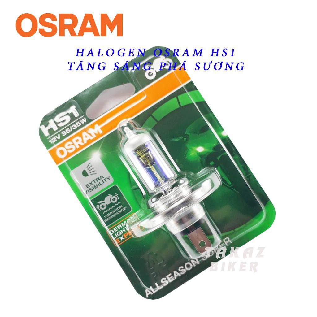 Bóng đèn HAL OSRAM HS1 Air Blade, Wave RS , Exciter , Vison tăng sáng phá sương màu vàng nắng 64185ALS-01B 35/35W 12V