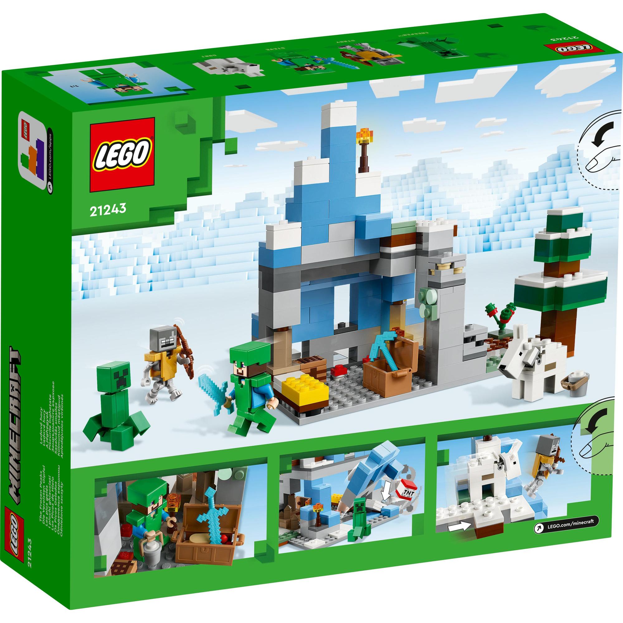 LEGO Minecraft 21243 Đỉnh Núi Băng Giá (304 Chi Tiết)