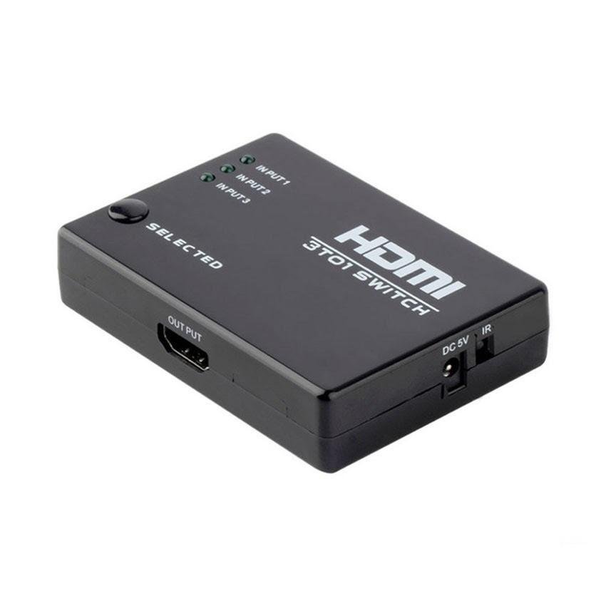 Bộ gộp HDMI Switch 3 vào 1 ra(Đen)