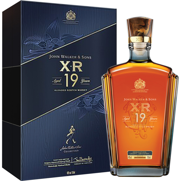 Rượu John Walker &amp; Sons XR Aged 19 Years Blended Scotch Whisky 40% 750ml [Kèm Hộp]