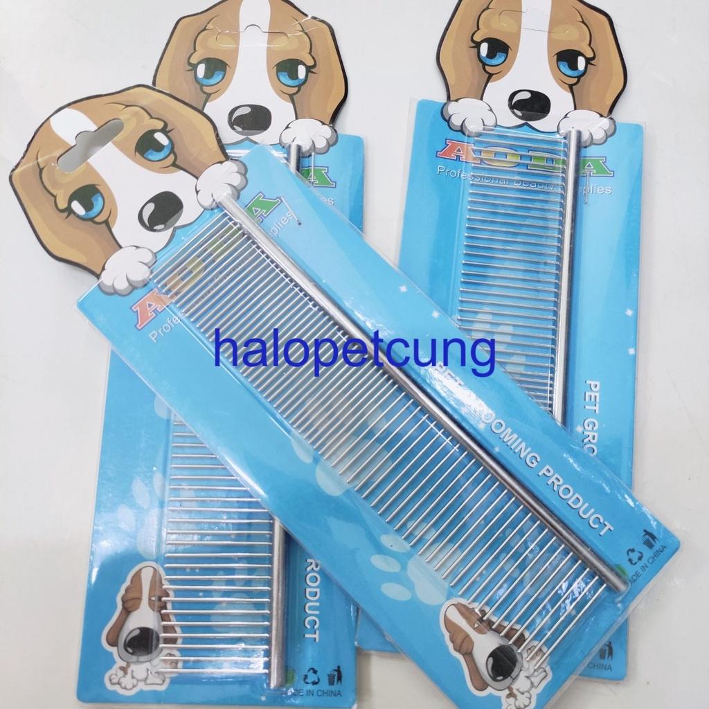 Lược Chải Lông Cho Chó - Petcomb For Dog, Chất Liệu Inox