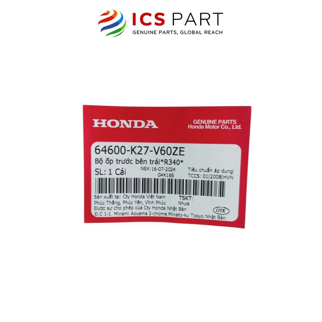 Cánh Yếm Ngoài Trái HONDA Air Blade 125 2014 Đỏ Tươi R340 (64600K27V60ZE)