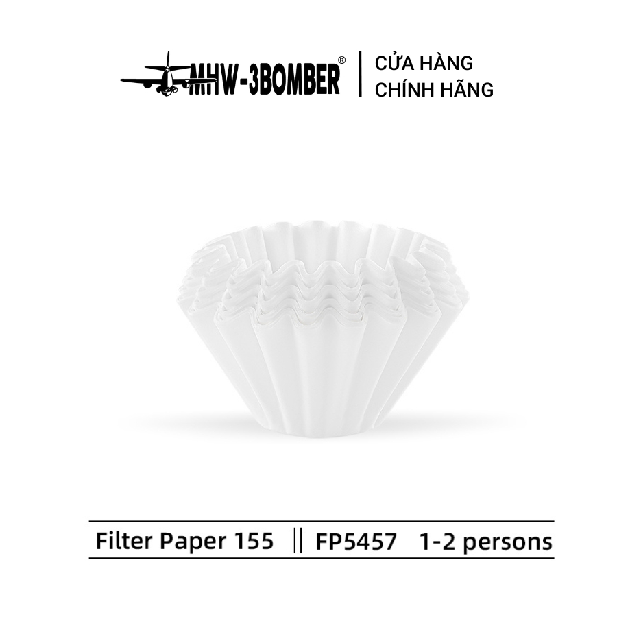 Giấy Lọc Cà Phê Hình Bánh Hộp 50 Cái MHW-3BOMBER | CAKE-SHAPED FILTER PAPER 50PCS