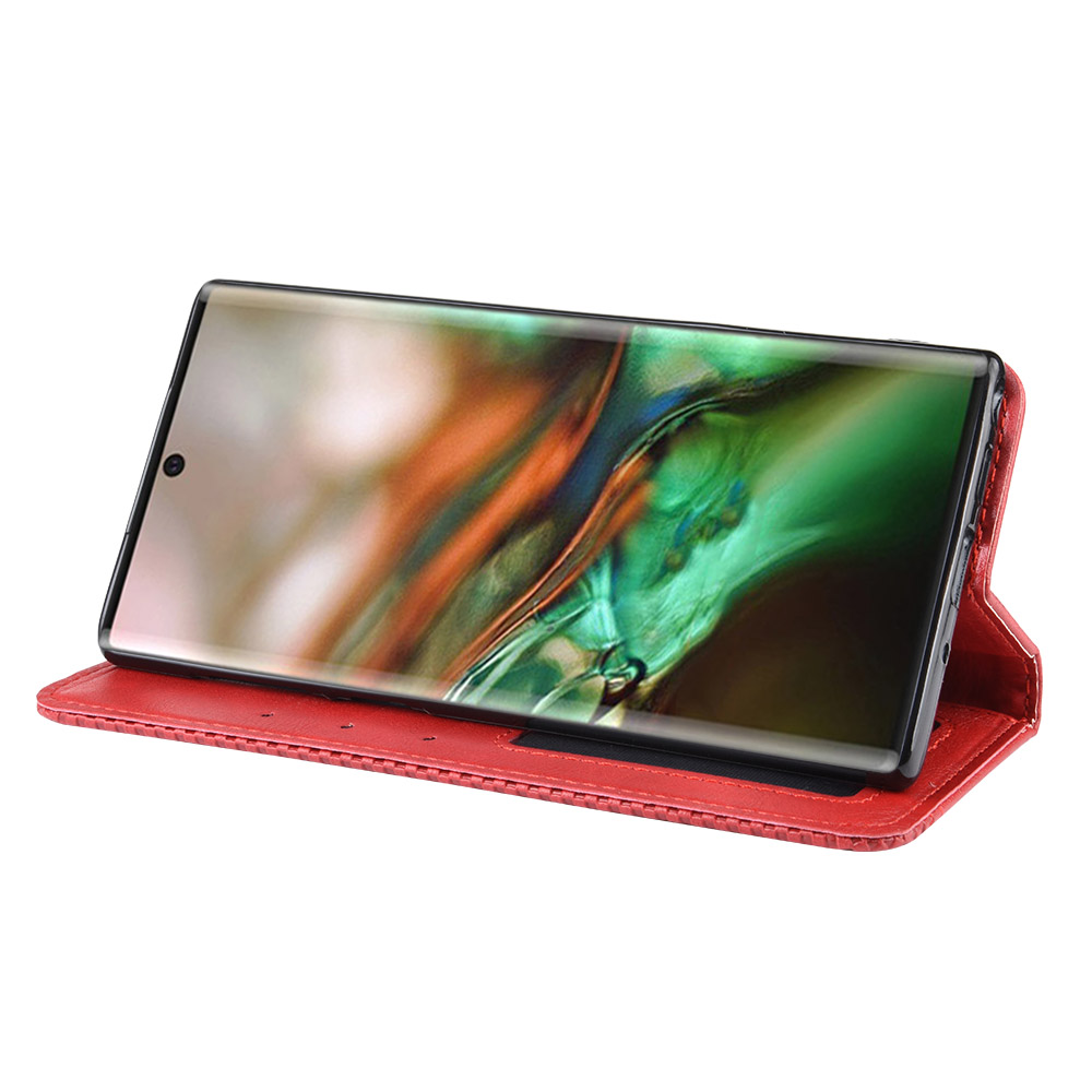 Bao da dạng ví, nam châm dành cho Samsung Galaxy Note 10 Luxury Leather Case - Hàng nhập khẩu
