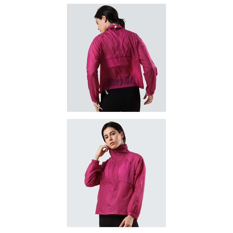 Áo khoác gió nữ PYM SPORT chất liệu cao cấp chống nắng chống tia UV tập YOGA thể thao mỏng nhẹ thoáng khí - PYMAT031