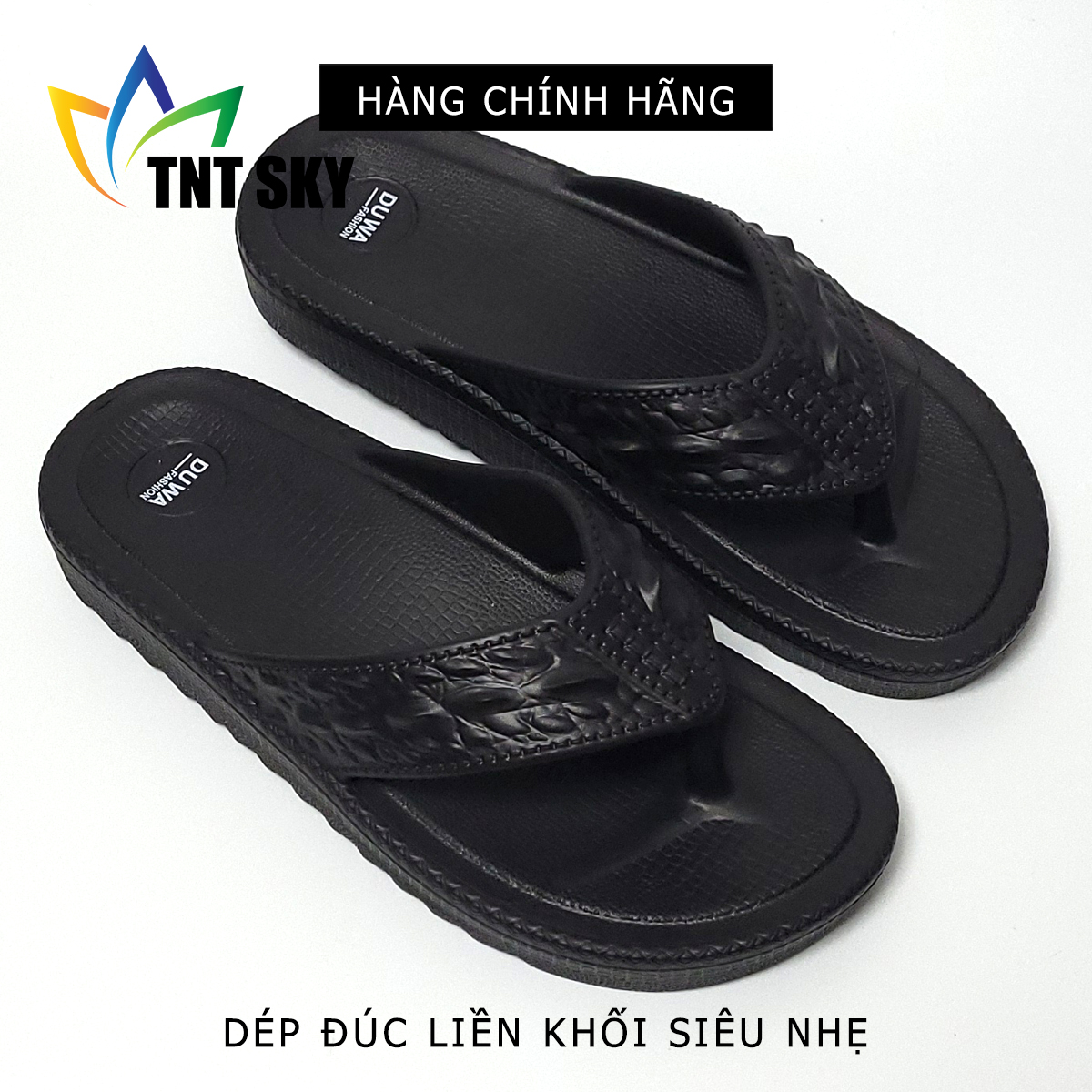 Dép Nam Xỏ Ngón Đúc Liền Khối Siêu Nhẹ - Hàng Chính Hãng - TK412