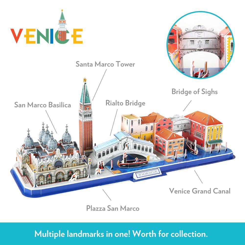 Mô hình giấy 3D - Cityline Venice MC269h