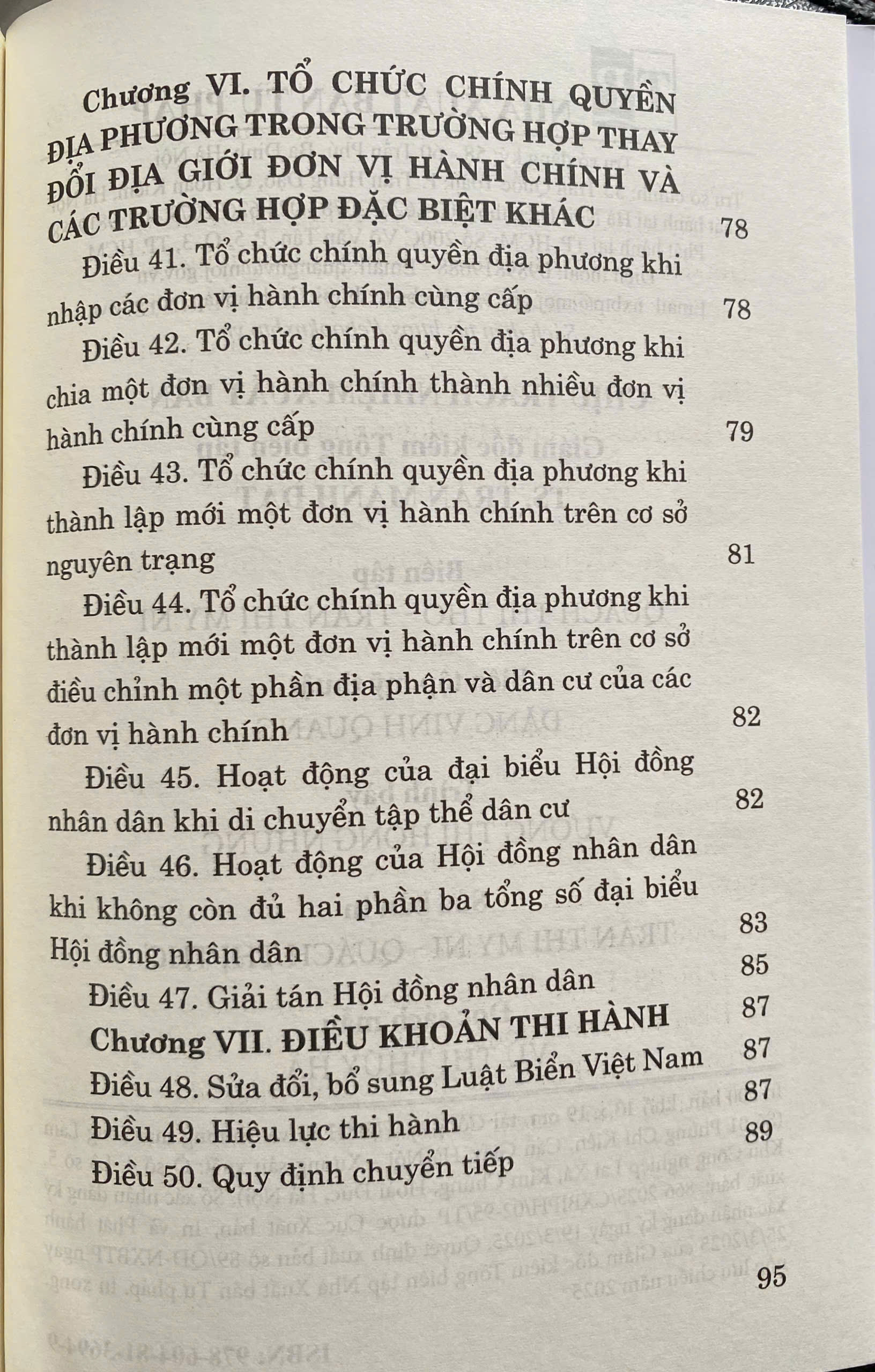 Luật Tổ Chức Chính Quyền Địa Phương