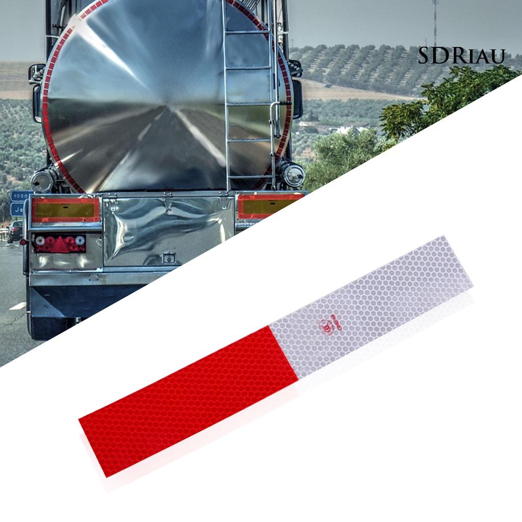 Bộ 10 Miếng Dán Phản Quang Cảnh Báo An Toàn Hình Chữ Nhật Cho Xe Hơi