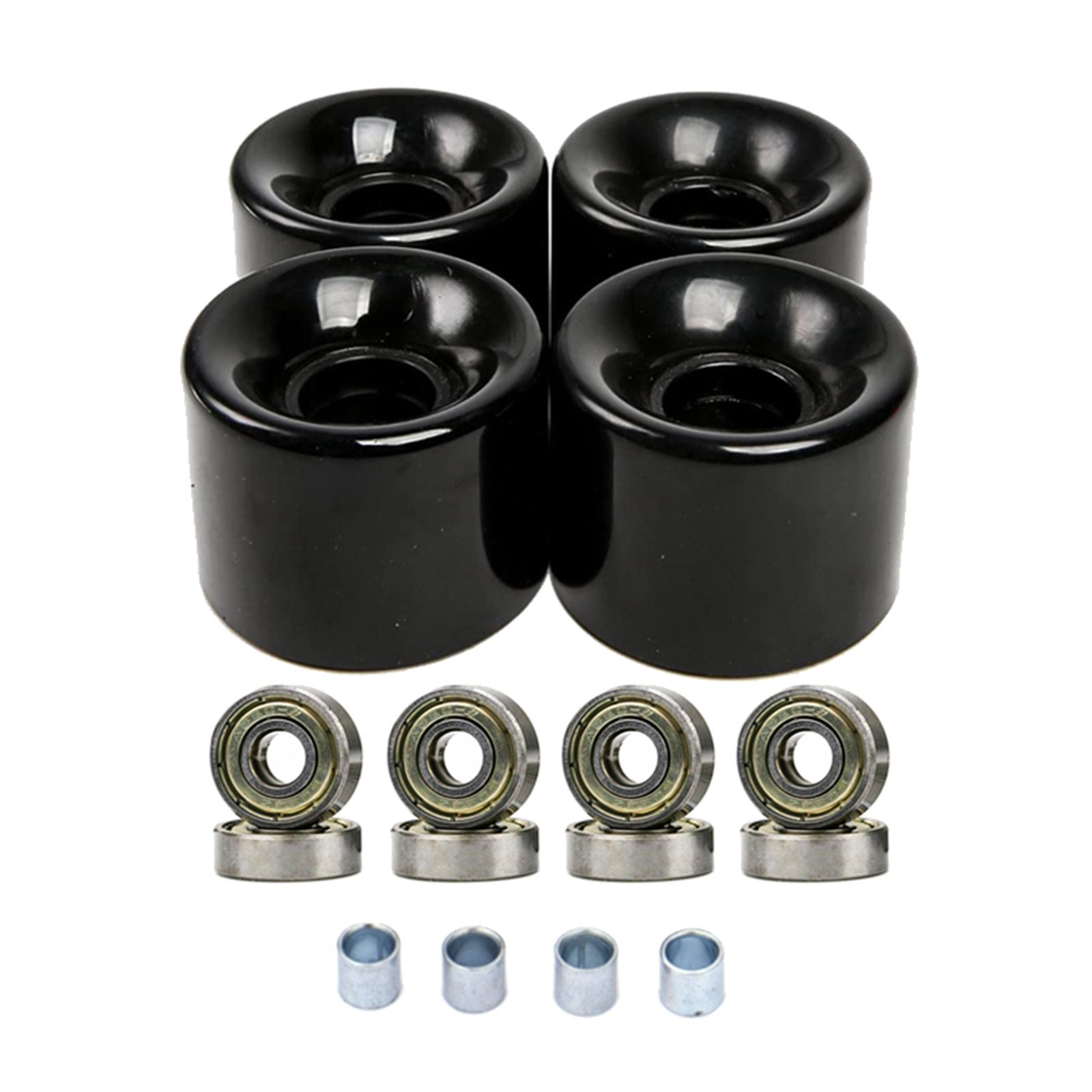 Skateboard Wheels with Bearings 60mm Wheels Set of 4