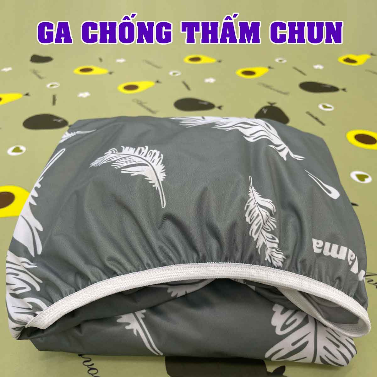 Ga chống thấm thun Lụa LoveMama chống thấm nước bảo vệ nện mềm mại thoáng mát