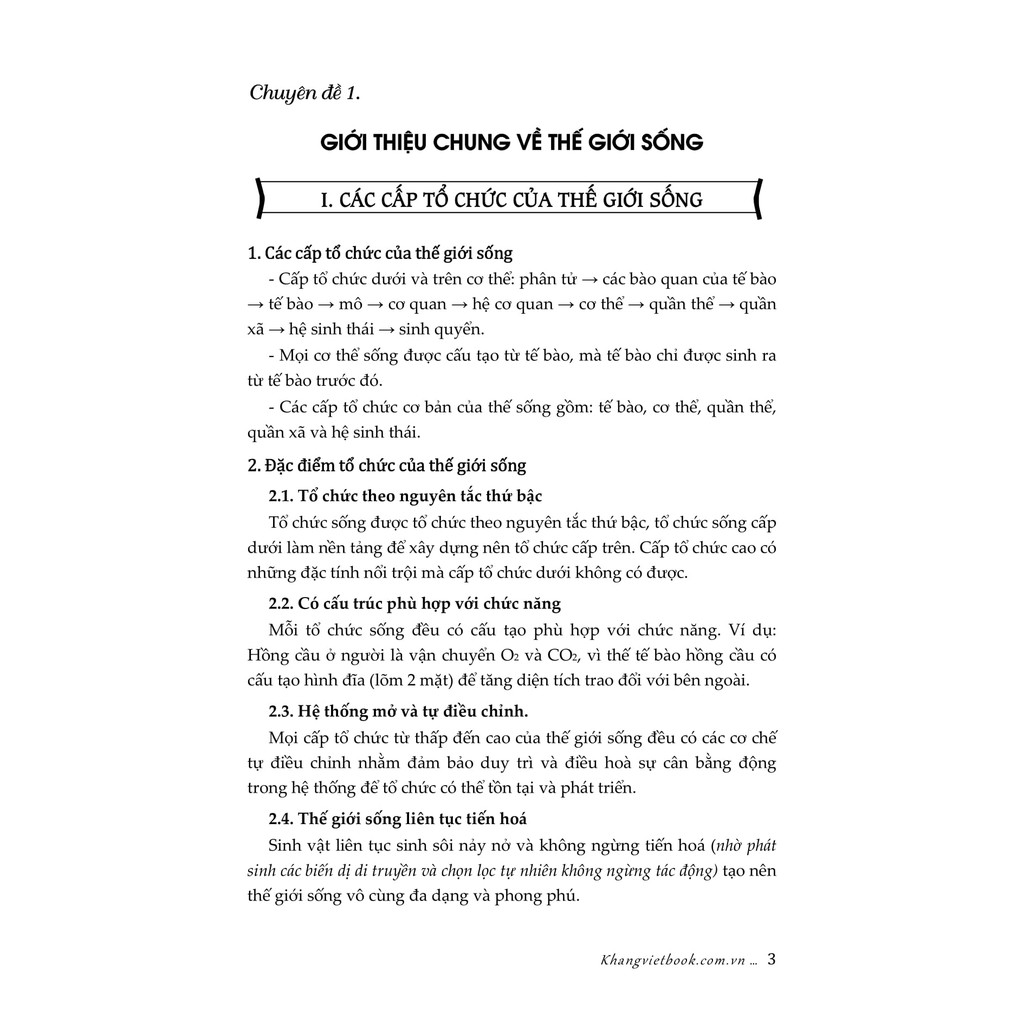 Sách - Tổng Hợp Lý Thuyết Và Bài Tập Vận Dụng Sinh Học 10 - KV