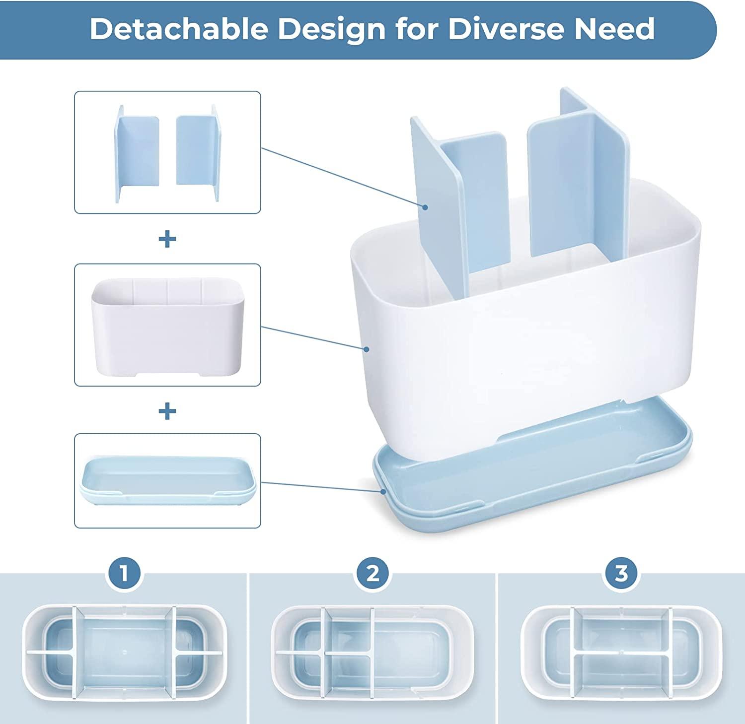 Hộp đựng bàn chải đánh răng cho phòng tắm, hộp đựng kem đánh răng và bàn chải đánh răng