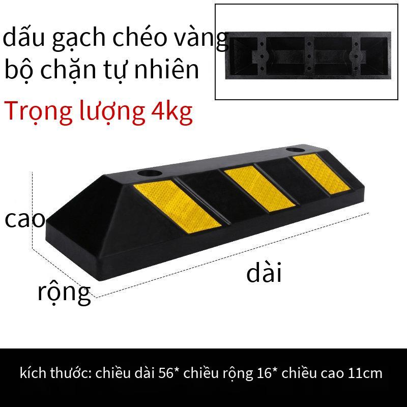 Đảm bảo chất lượng không gian để xe cao su không gian đậu xe cọc đất dày chống va chạm tam giác giữ chỗ khung cọc khung cột xe riêng chiếm nhà để xe
