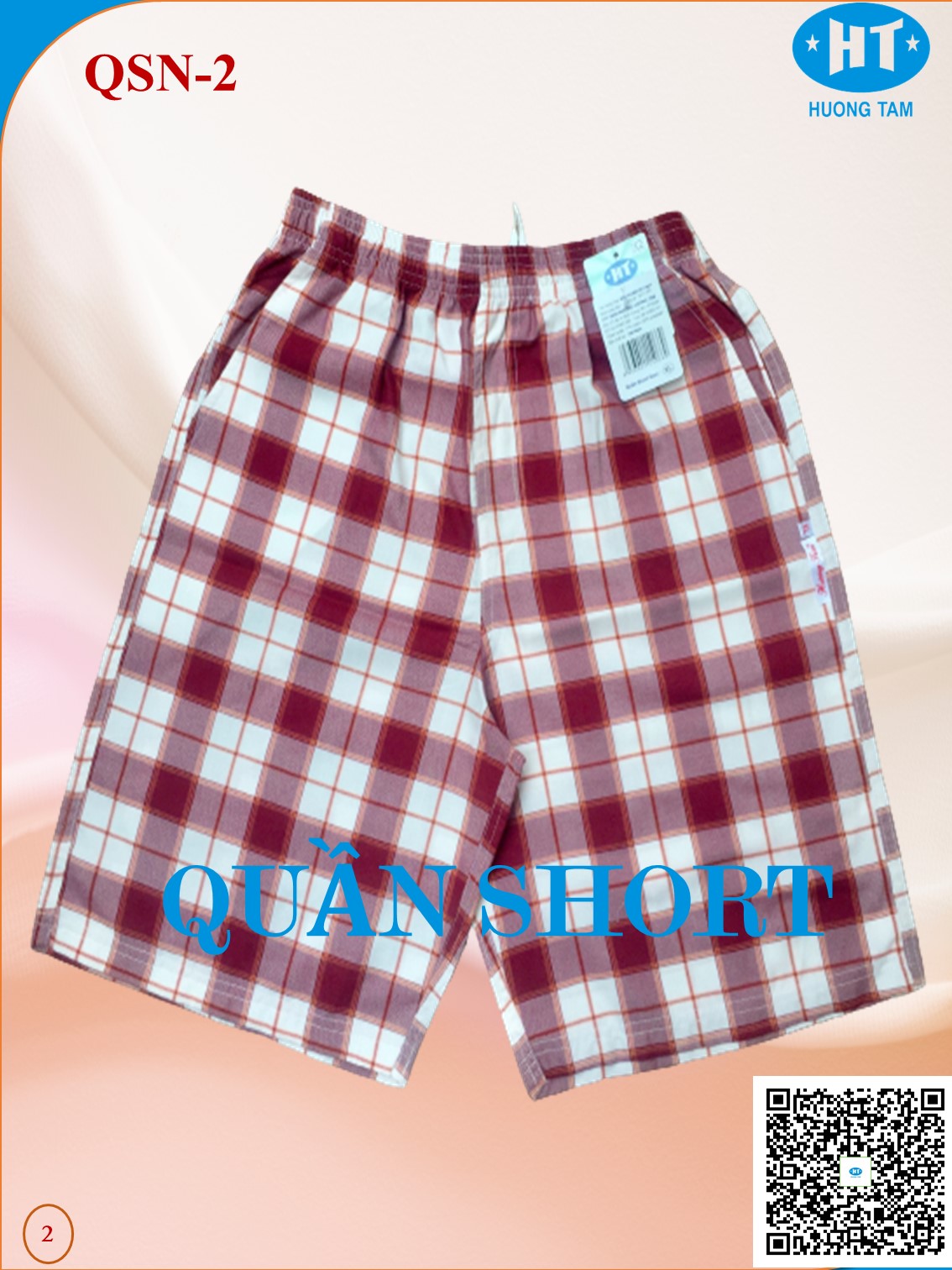 Quần Short HUONGTAM  nam cao cấp(QSN). Chất liệu vải loại tốt: mềm mại, thoáng mát, không phai màu.