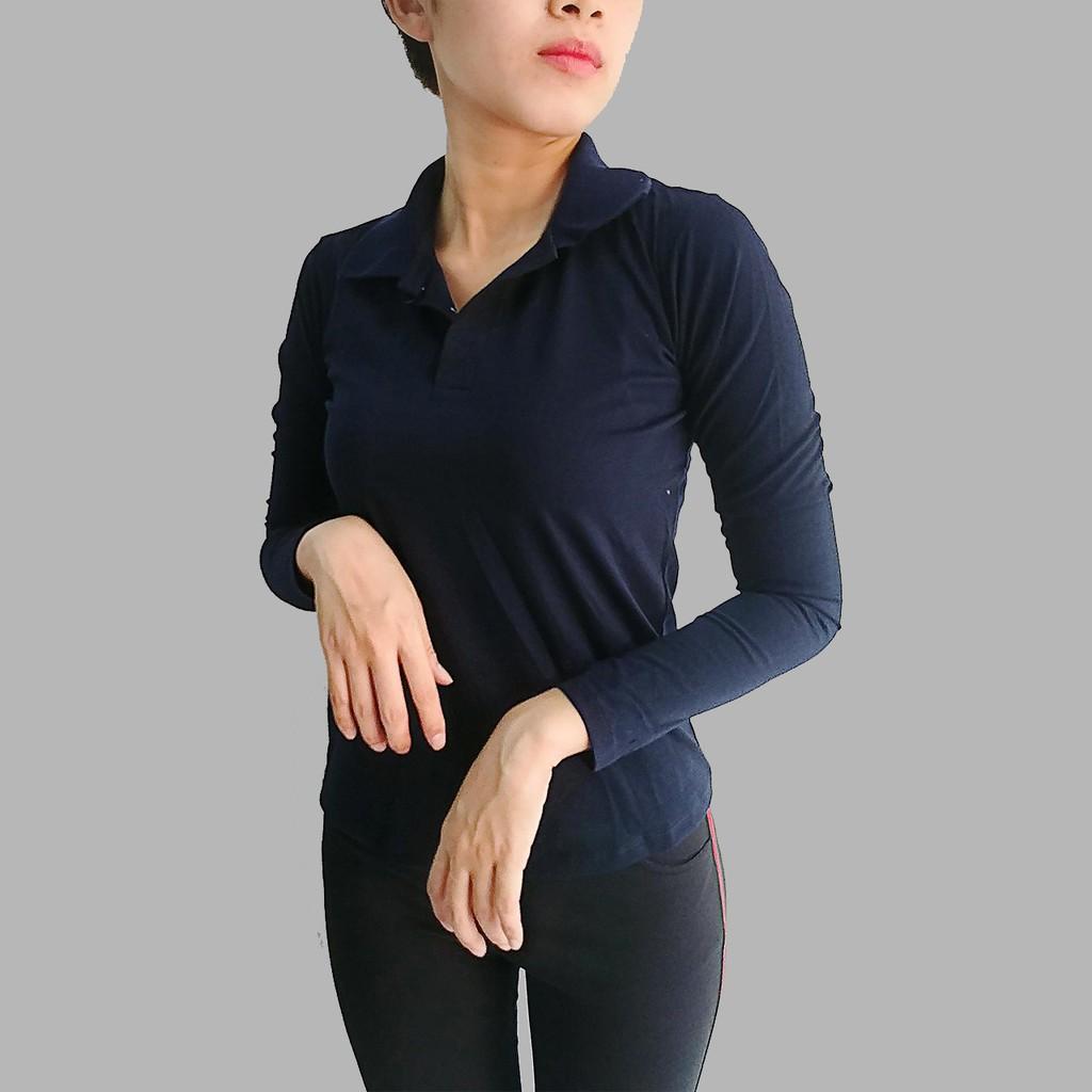 Áo cổ bẻ nữ, ao polo nữ KING vải thun cotton co giãn 4 chiều, thoáng mát, dáng ôm body T04