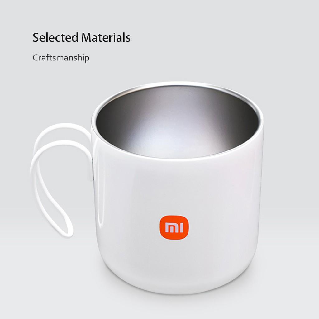 Cốc Xiaomi Youpin Dùng Uống Cà Phê Bằng Thép Không Gỉ Hoạ Tiết Ghi Chữ Xiaomi 400ml Hàng nhập khẩu