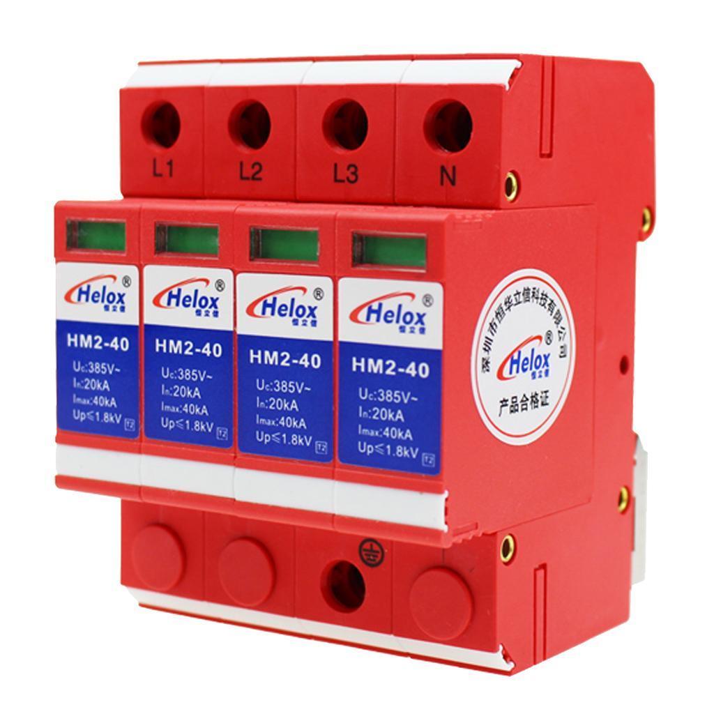 380V Three-phase Power Supply  Arrester SPD Surge Protector Device