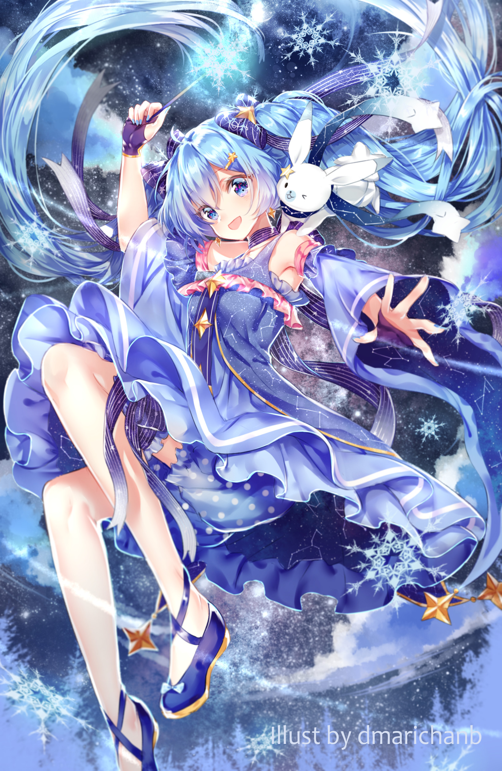 COMBO 3 TẤM POSTER A4 Hatsune Miku KHÁC NHAU