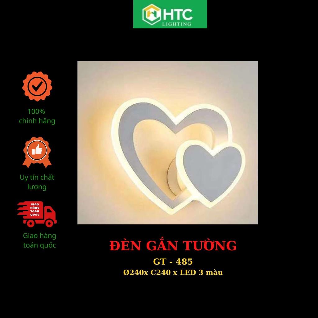 Đèn LED hình thoi, hình trái tim - 3 chế độ màu gắn tường trang trí hiện đại, độc đáo - Hình trái tim, hình thoi