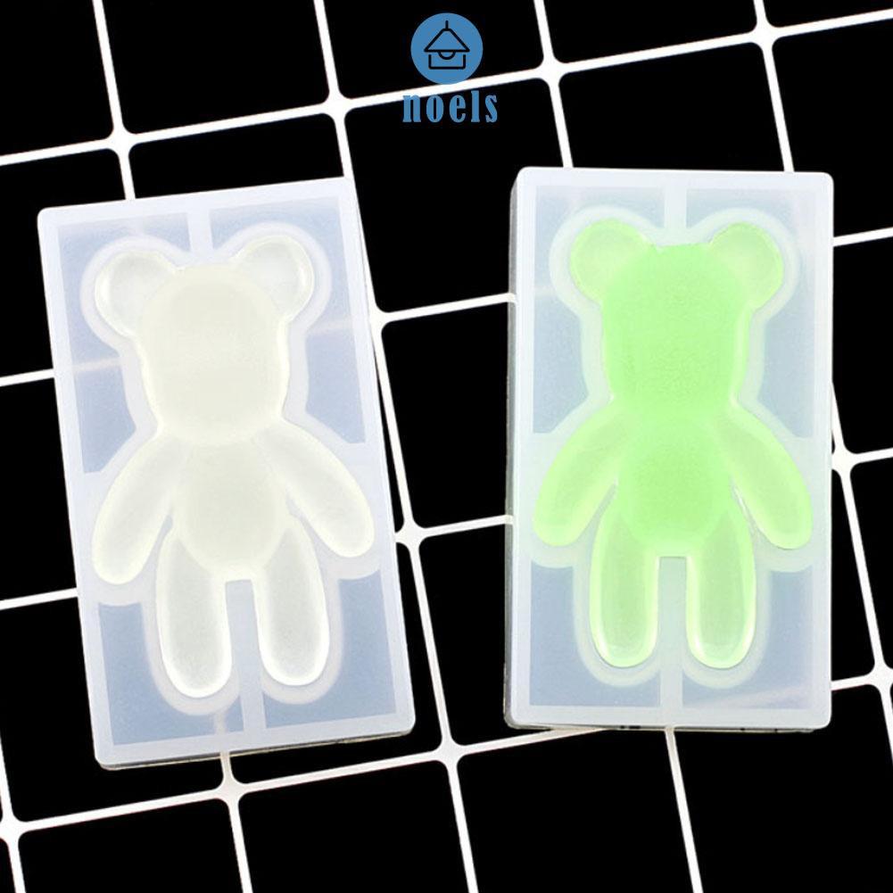 Khuôn Silicone Làm Mặt Dây Chuyền Hình Gấu Diy
