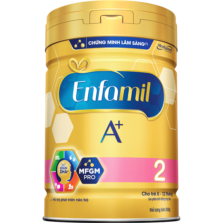 Sữa Bột Enfamil A+ 2 (830g)