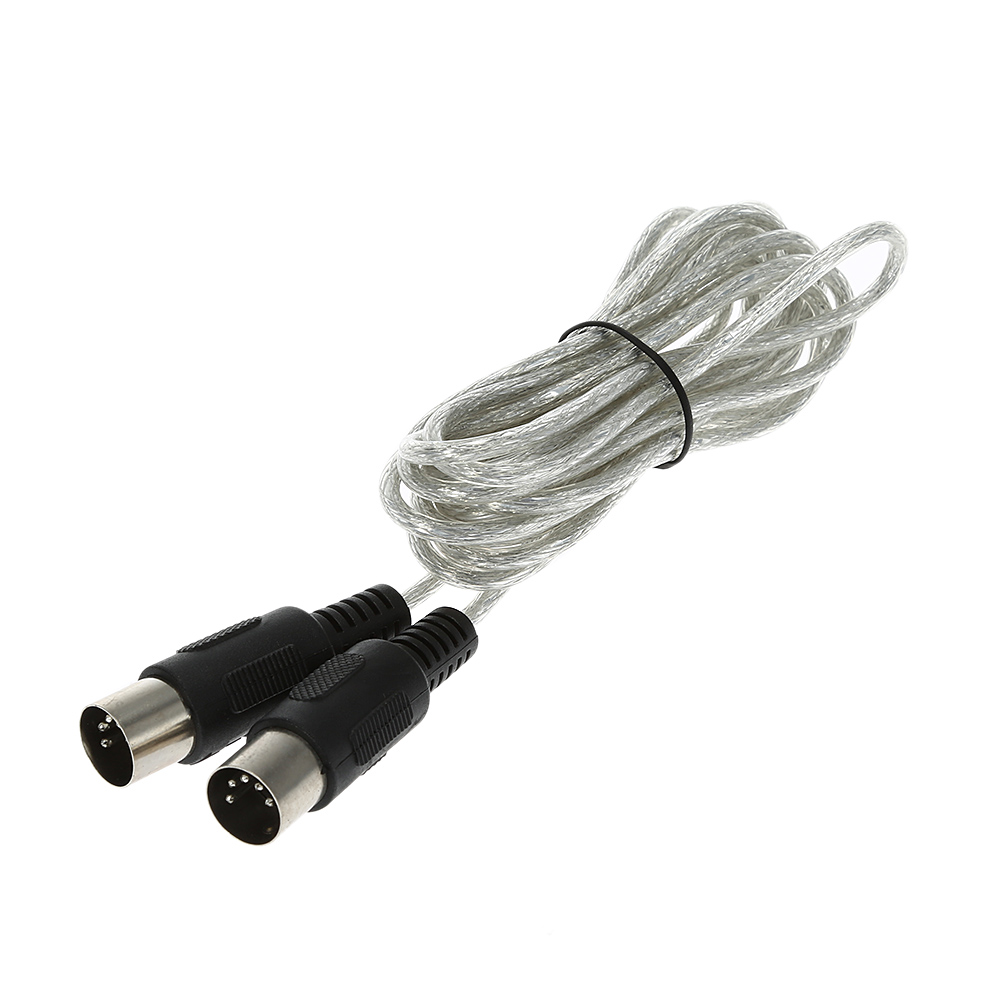 Cáp Nối Dài 3m / 10FT MIDI 5 Chân Cắm Đầu Nối Bạc Male To Male Cho Các Thiết Bị MIDI