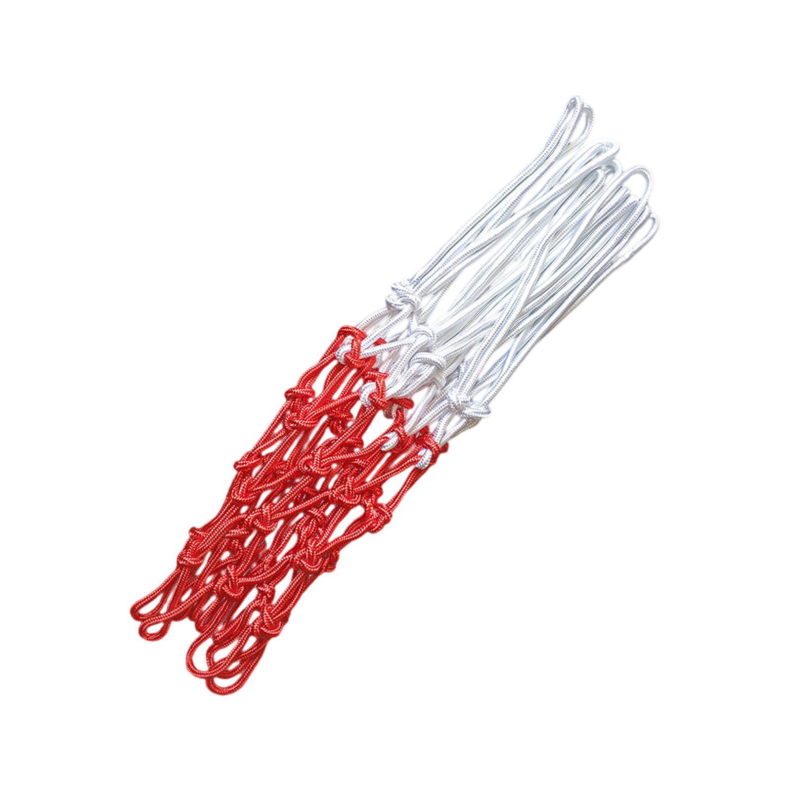 Basketball Nets Sun Protective Rainproof Net Mesh Backboard Components Basketball Rim Nets Replacement Sports Basketball Hoop 12 Loops Rim