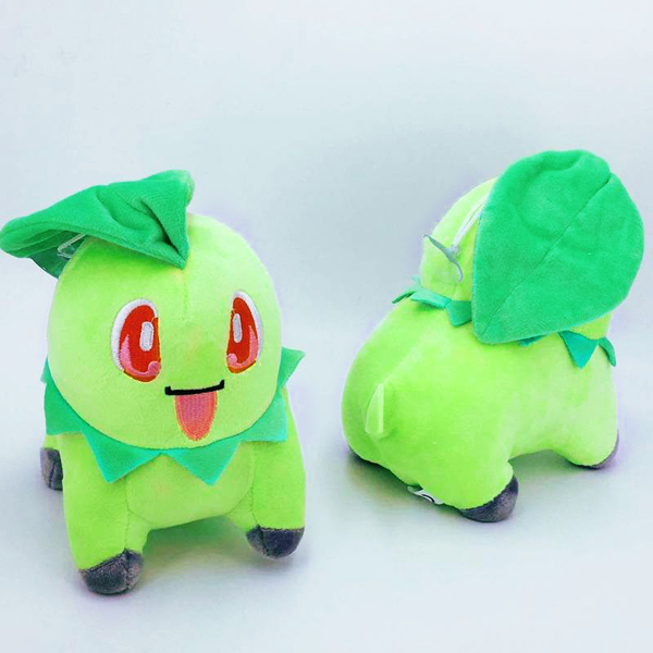 Gấu Bông Pokemon Chikorita (25 Cm) Gb67 (Xanh Lá Cây)