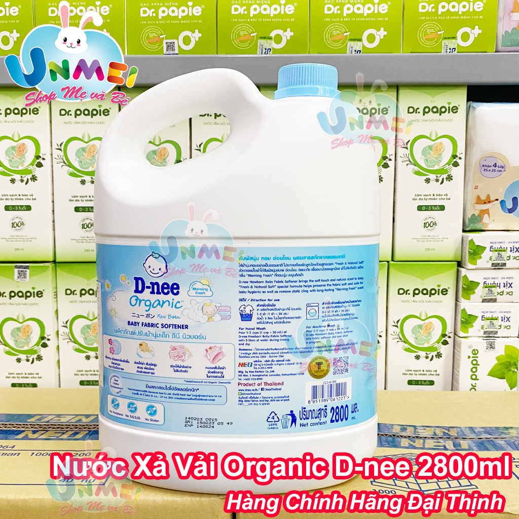 Dung Dịch Xả Quần Áo Cho Bé D-nee - Chai 2800ml (Xanh)