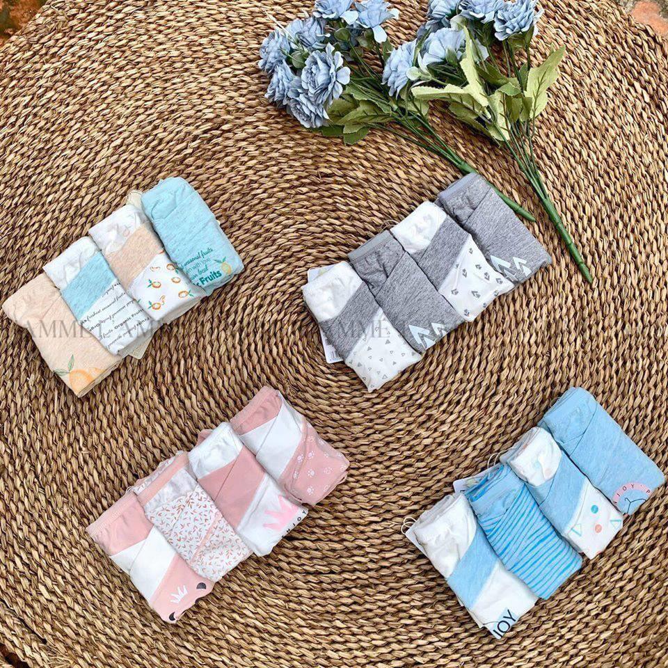 SET 4 QUẦN LÓT BẦU COTTON CẠP CHÉO DỄ THƯƠNG - HÀNG CHUẨN CAO CẤP