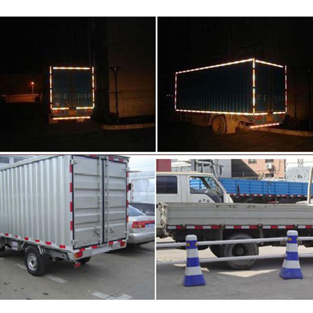 3M Red White Phản Chiếu Cảnh Báo An Toàn Băng Keo Dán Phim