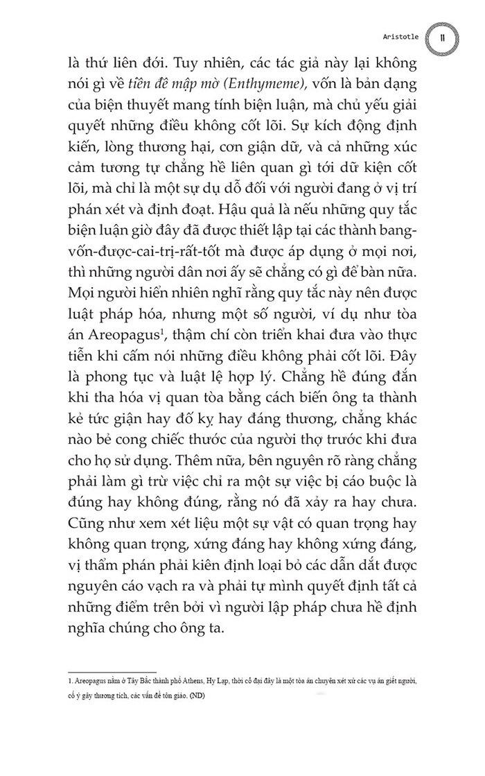 Biện Luận - Rhētorikḗ - Tác Phẩm Triết Học Kinh Điển